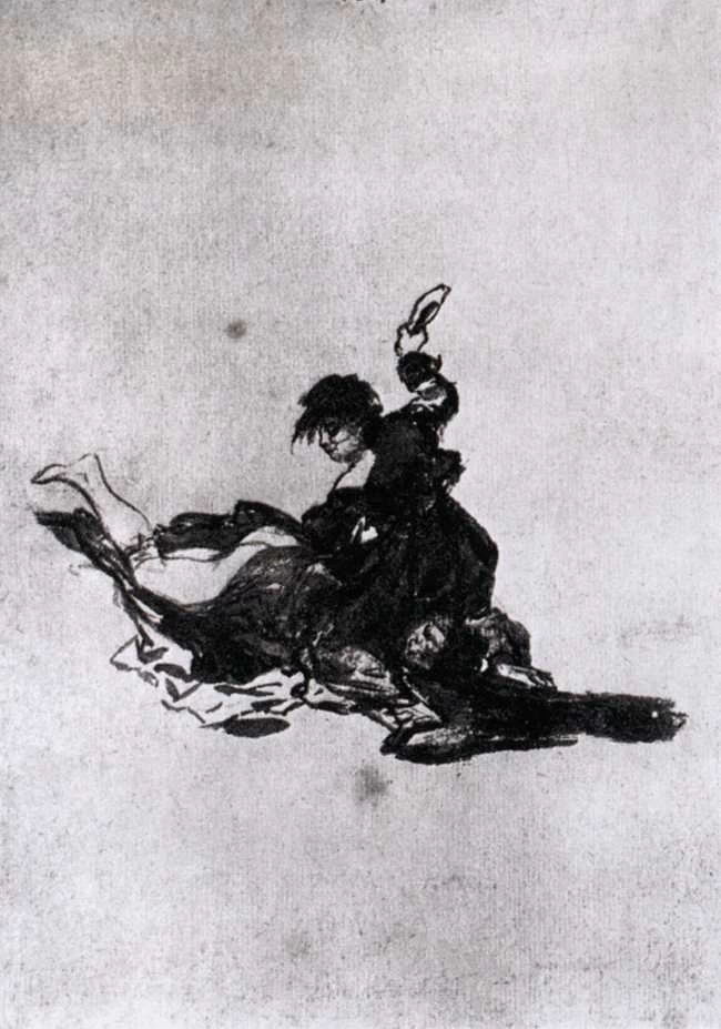 Francisco de Goya y Lucientes - Donna che colpisce un'altra donna con una scarpa, Museum Boijmans van Beuningen, Rotterdam